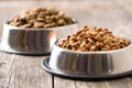 Dry pet food. Royalty Free Stock Photo