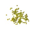 Dry Raw Mung Beans, Vigna Radiata Seeds, Green Gram, Maash or Moong Royalty Free Stock Photo