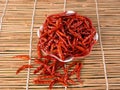 Dry red chillies from the Rajasthan heartlands Royalty Free Stock Photo