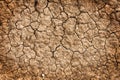 Dry red clay soil texture Royalty Free Stock Photo