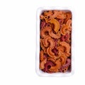 Dry red pasta Royalty Free Stock Photo