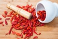 Dry red pepper Royalty Free Stock Photo