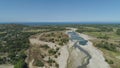 Dry river bed. Philippines,Luzon.