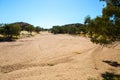 Dry River Bed of Todd River Alice Springs Royalty Free Stock Photo