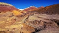 Dry riverbed in the Altyn Emel Nature Park, Kazakhstan Royalty Free Stock Photo