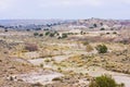 Dry riverbed in a desert Royalty Free Stock Photo