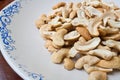 Dry Roasted Salted Cashews Nut Royalty Free Stock Photo
