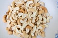 Dry Roasted Salted Cashews Nut Royalty Free Stock Photo