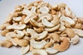 Dry Roasted Salted Cashews Nut Royalty Free Stock Photo