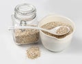 Dry rolled oatmea Royalty Free Stock Photo