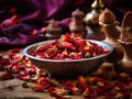 Dry Rose Buds, Roses Petals for Pink Flower Tea, Dried Persian Rosebuds, Rose Buds Textured Flowers