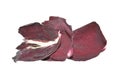 dry rose petals isolated on white background Royalty Free Stock Photo