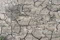 Dry rusty earth bottom at waterless summer Royalty Free Stock Photo