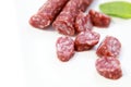 Dry sausage Royalty Free Stock Photo