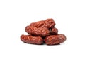 Dry Smoked Sausages Isolated, Salami Sticks, Kielbasa, Cabanossi, Kabanos, Dry Embutido, Chorizo, Bratwurst Royalty Free Stock Photo