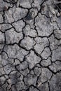 Dry soil abstract background. Drought. Gray dry soil. Soil background. Cracked soil background. Earth pattern. Soil texture. Crack Royalty Free Stock Photo