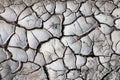 Dry soil caused by crisis drought drought background