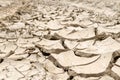 Dry soil during dry season. Drought