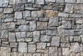 Dry Stack Stone Wall Royalty Free Stock Photo