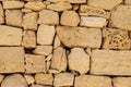 Dry stacked Stone wall background