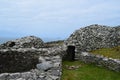 Dry-Stone Beehive Huts in Ireland Royalty Free Stock Photo