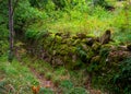 Dry stone, sometimes called drystack or drystane Royalty Free Stock Photo