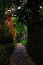 Dry stone, sometimes called drystack or drystane Royalty Free Stock Photo