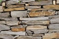 Dry stone wall background Royalty Free Stock Photo