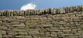 Dry stone wall in Derbyshire Royalty Free Stock Photo