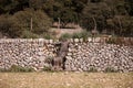 Dry stone wall Royalty Free Stock Photo