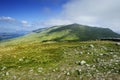 Dry stone wall on Seat Sandal Royalty Free Stock Photo