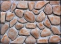 Dry stone wall texture background Royalty Free Stock Photo