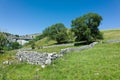 Dry stone Walls - Yorkshire Dales, England Royalty Free Stock Photo