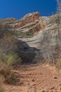 Dry Streambed in a Desert Canyon