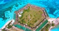 Dry Tortugas National Park, Fort Jefferson. Florida. USA. Royalty Free Stock Photo