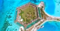 Dry Tortugas National Park, Fort Jefferson. Florida. USA. Royalty Free Stock Photo