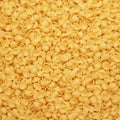 Dry uncooked macaroni texture background