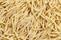 Dry Uncooked Trofie Italian Pasta Food Background