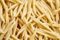 Dry Uncooked Trofie Italian Pasta Food Background