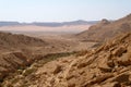 Dry wadi in Negev desert.