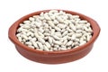 Dry white beans Royalty Free Stock Photo
