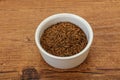 Dry zeera seeds in the bowl Royalty Free Stock Photo