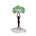 dryad tree vector with yoga posed