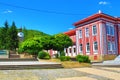 View of the center of Dryanovo town Bulgaria Royalty Free Stock Photo