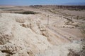 Dryed reservoir for water in south Israel Royalty Free Stock Photo