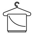 Dryer clothes hanger icon, outline style Royalty Free Stock Photo