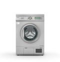 Dryer machine on a white background. Royalty Free Stock Photo