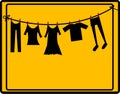 Drying clothes