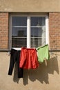 Drying clothes