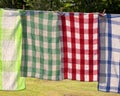 Drying Dish Towels Royalty Free Stock Photo